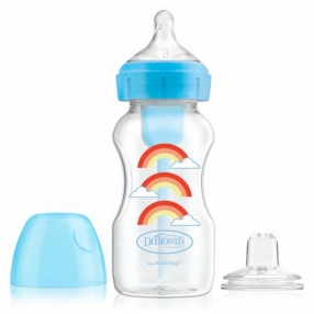 Dr.Brown's Wide-Neck Options+ - Преходно шише 270ml Dr.Brown's Wide-Neck Options+ - Преходно шише 270ml